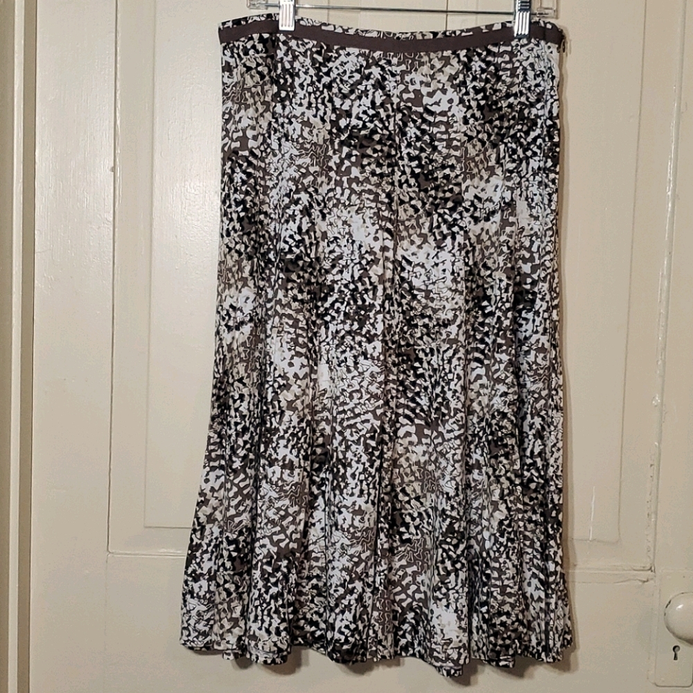 Christopher & Banks Midi Skirt Flared NWT - Picture 1 of 9